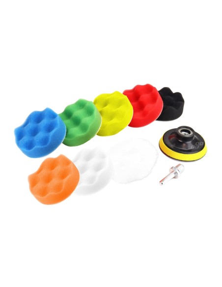Set Bureti Polish si Pad pentru Bormasina 80mm, Amio
