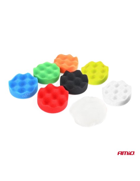 Set Bureti Polish si Pad pentru Bormasina 80mm, Amio
