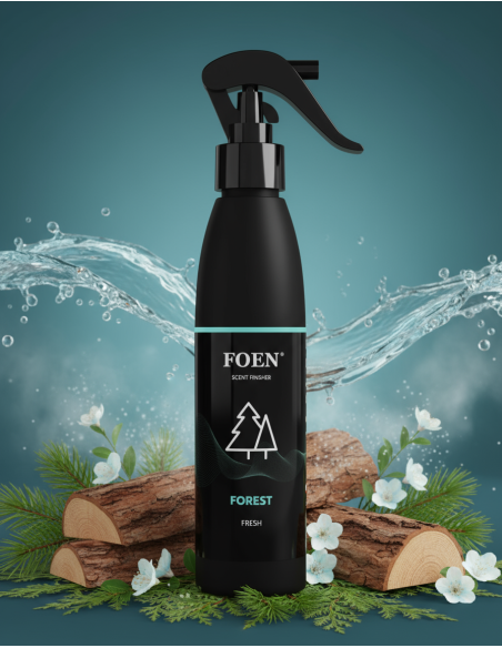 Odorizant auto premium cu note lemnoase, florale si marine, Foen Forest 185ml