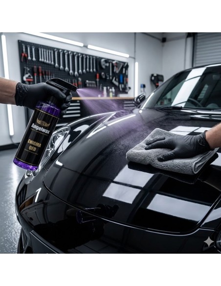 Solutie Detailing Rapid cu Ceramica Angelwax Enigma QED Ceramic Detailing Spray, 500ml