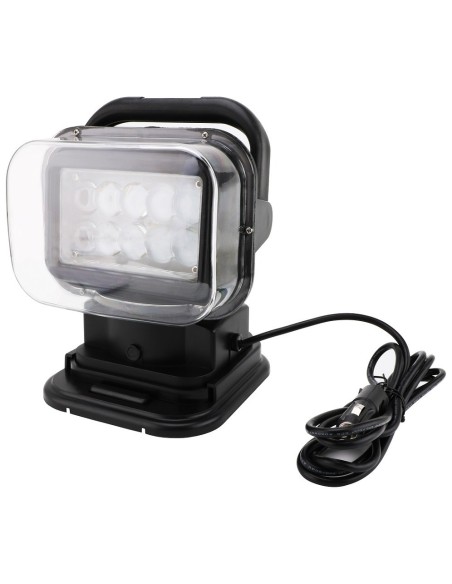 Proiector LED Rotativ cu Telecomanda Wireless 50W, 4000 lumeni, SPOT Beam, Negru