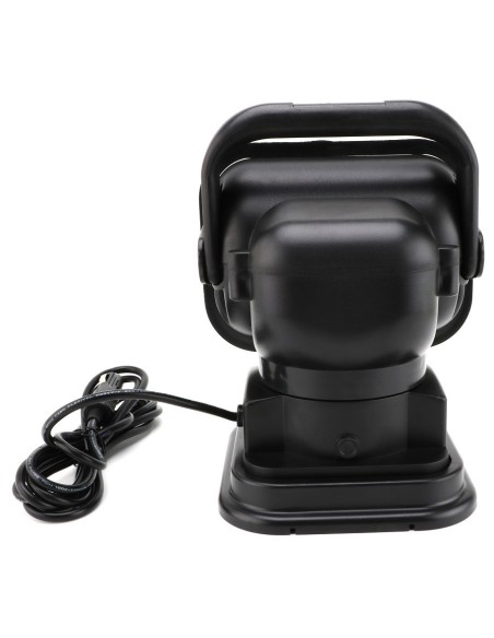 Proiector LED Rotativ cu Telecomanda Wireless 50W, 4000 lumeni, SPOT Beam, Negru