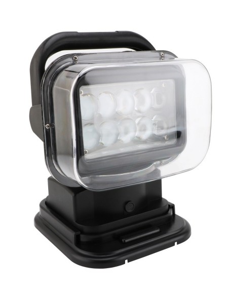 Proiector LED Rotativ cu Telecomanda Wireless 50W, 4000 lumeni, SPOT Beam, Negru