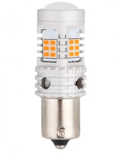 Led Semnalizre Portocaliu P21W BA15S Super Canbus Cu 26... 2