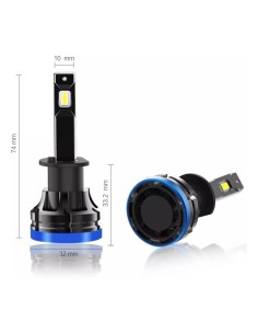 Set 2 leduri H1 Canbus, 6000k, 28W, luminozitate 6000 Lm,...