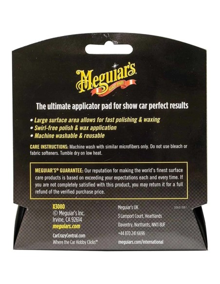 Set 2 aplicatoare din microfibra Meguiar's Even Coat Microfiber Applicator Pads