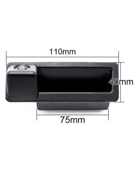 Camera marsarier HD, unghi 170 grade, cu StarLight Night Vision pentru E39, E60, E90, E70 pe manerul de portbagaj - FA936