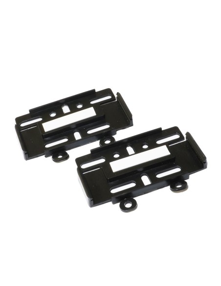 Set suport numar inmatriculare auto slim Negru 4buc