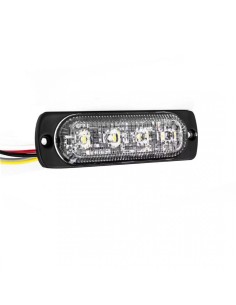 Lampa LED Stroboscopica cu 4 Leduri, Lumina Alba, 12V-24V...