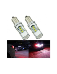 Led auto Alb H6W (BAX9S) Canbus, 80W, 12-24V, Leduri CREE 2