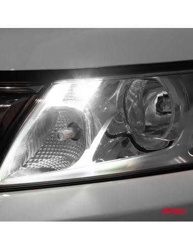 Set 2 bec led auto W5W T10 cu 2xCOB 12v