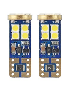 Set 2 bec led auto W5W Canbus T10 cu 12Smd UltraBright... 2