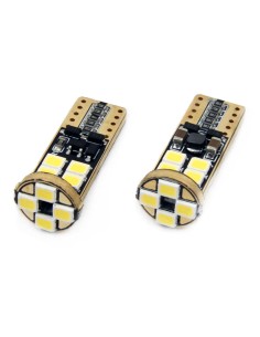 Set 2 bec led auto W5W Canbus T10 cu 12Smd UltraBright...