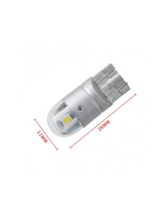 Led auto T10 (W5W) Alb, rezistent la apa, fara canbus 2