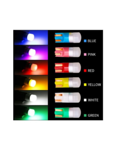 Led auto T10 (W5W) Portocaliu, Canbus, rezistent la apa,...