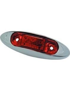 Lampa laterala cu LED 24V Rosie