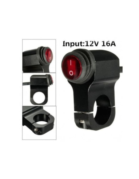 Buton, Switch rezistent la apa cu montaj pe bara pentru pornirea/oprirea proiectoarelor LED