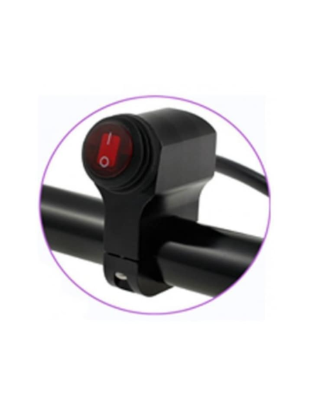 Buton, Switch rezistent la apa cu montaj pe bara pentru pornirea/oprirea proiectoarelor LED