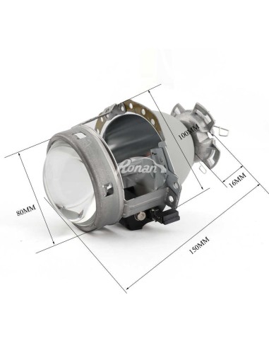 Lupe pentru far Bixenon D2S 3'' tip Hella E55...