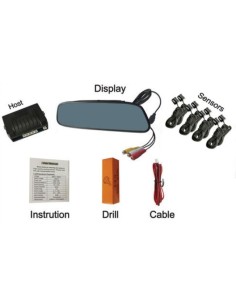 Senzori parcare fata spate cu 8 senzori cu display in... 2
