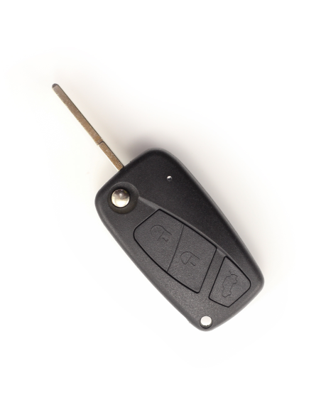 Carcasa cheie tip briceag, 3 butoane pentru Fiat negru