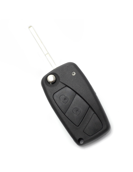 Carcasa cheie tip briceag, 2 butoane pentru Fiat negru
