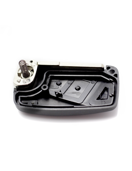 Carcasa cheie tip briceag, 2 butoane pentru Fiat negru