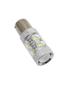 Led auto alb BA15S 50W, 12V  24V cu leduri EPISTAR