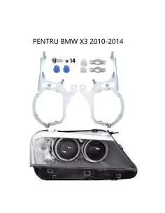 Set 2 rame adaptoare la lupe Hella G5 pentru BMW X3 F25...