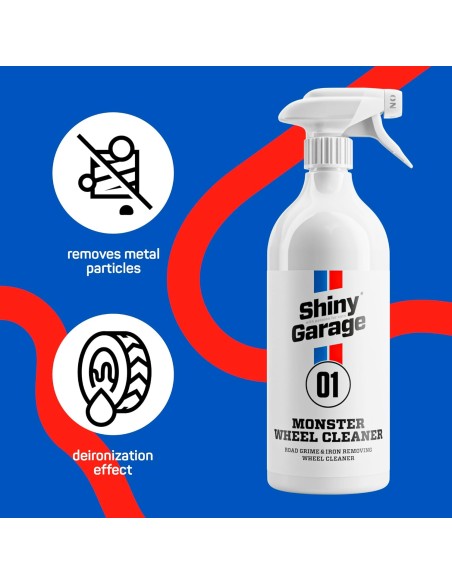 Solutie Curatat Jante Shiny Garage Monster Wheel Cleaner, 500ml