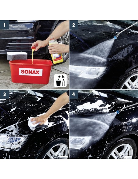 Sampon Auto cu Ceara Sonax Wash & Wax 1l