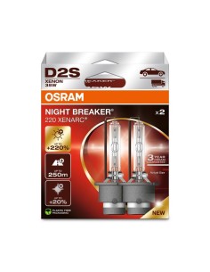 Set 2 Bec auto XENON Osram D2S Night Breaker Laser Xenarc...