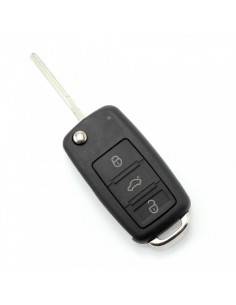 Volkswagen - Carcasă cheie tip briceag, cu 3 butoane,...