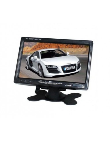 Display auto LCD 7″ 12V – 24V cu telecomanda si rama montaj perete
