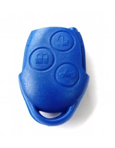 Carcasa cheie cu 3 butoane  FORD albastra