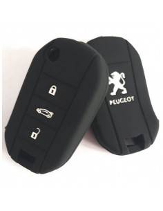 Husa cheie auto din silicon briceag Peugeot cu 3 butoane...