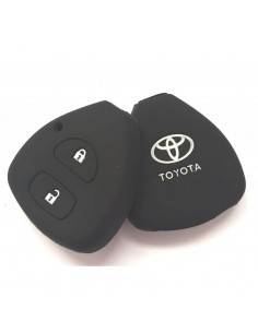 Husa cheie auto din silicon Toyota cu 2 butoane cu logo...