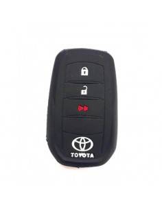 Husa cheie auto din silicon Toyota cu 2 butoane + 1 buton...