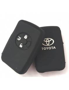 Husa cheie auto din silicon Toyota cu 3 butoane Negru