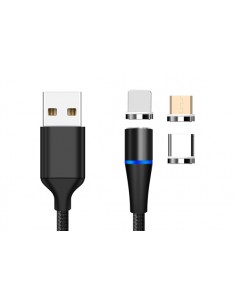 Cablu date incarcare 3in1 fast charge 3.0 USB la MICRO...