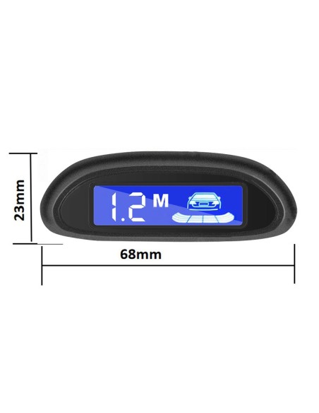 Senzori parcare cu display LED cu afisare individuala pe fiecare senzor