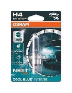 Bec auto H4 Osram Cool Blue Intense +100% 12V 60/55W