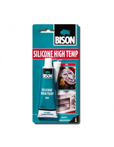 Silicon rezistent la temperatură ridicată roşu Bison Silicon High Temp 60ml