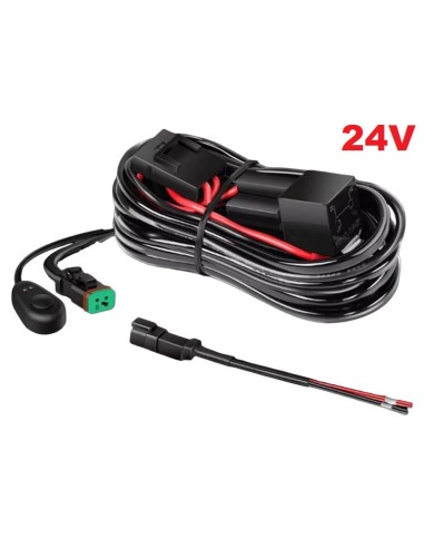 Cablaj cu buton si releu 24V pentru 1 proiector...