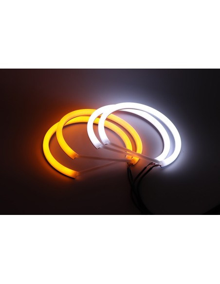 Kit Angel Eyes LED COTTON cu Semnalizare pentru BMW E36, 4x131mm