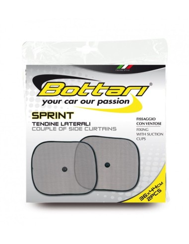 Set 2 parasolare laterale "SPRINT" negru 36x44...