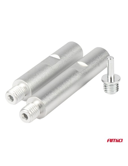 Set 15 bureti polisare si elemente, cu 3 adaptori M14-100-120mm, detailing, Amio